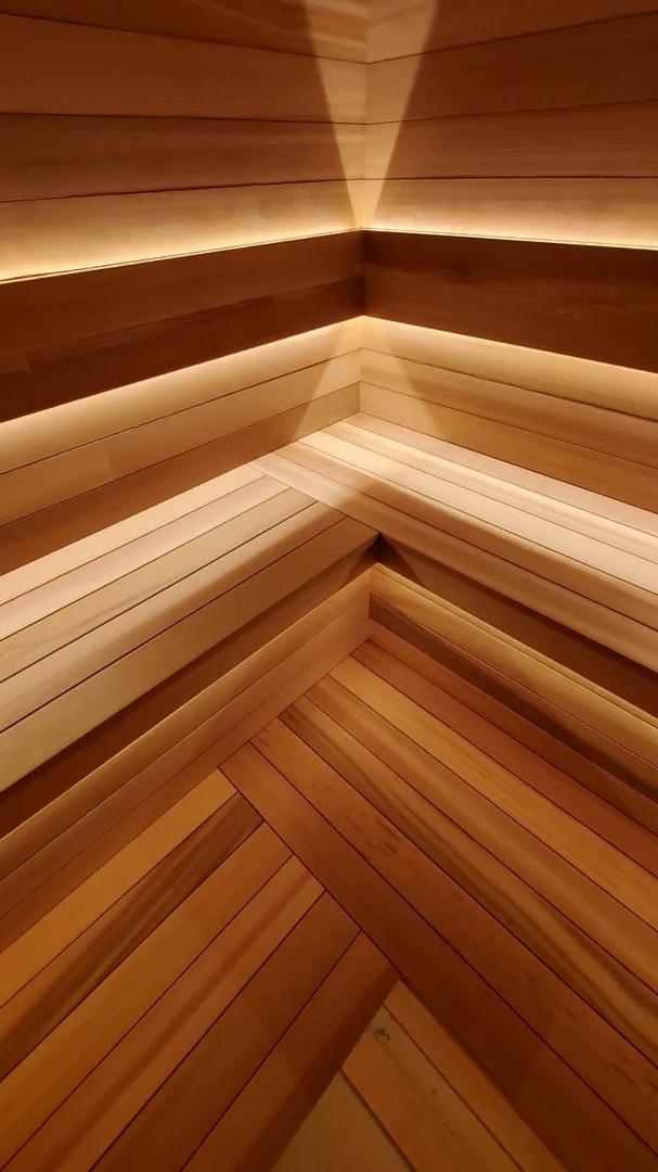 Sauna Bench Joinery