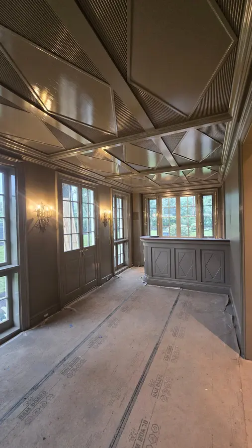 Geometric Coffered Ceiling